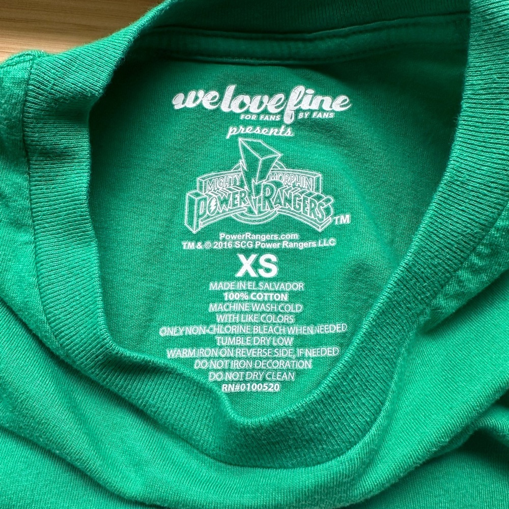Power Ranger shirt - Picture 3 of 3